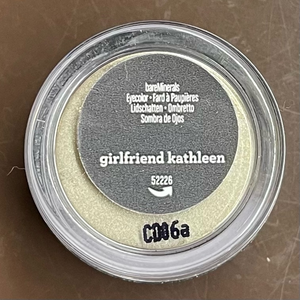 Bare Minerals 0.28g/0.01oz Eyeshadow Girlfriend Kathleen